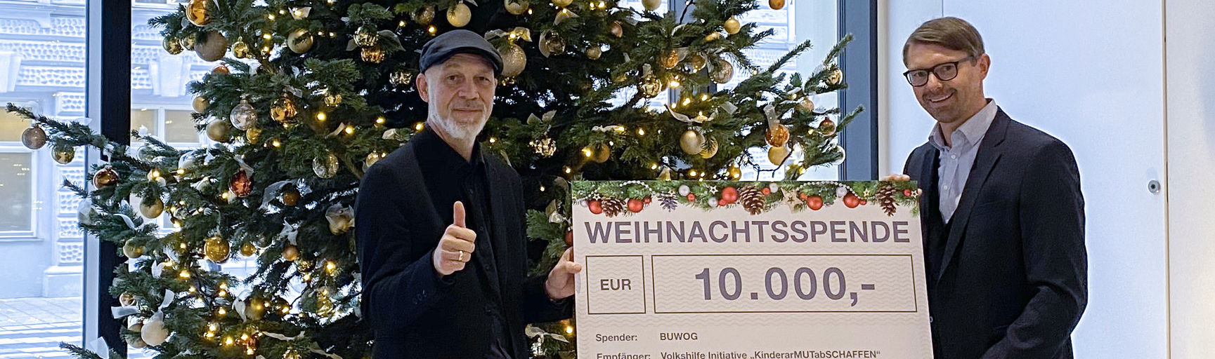 BUWOG spendet 10.000 Euro für armutsbetroffene Kinder