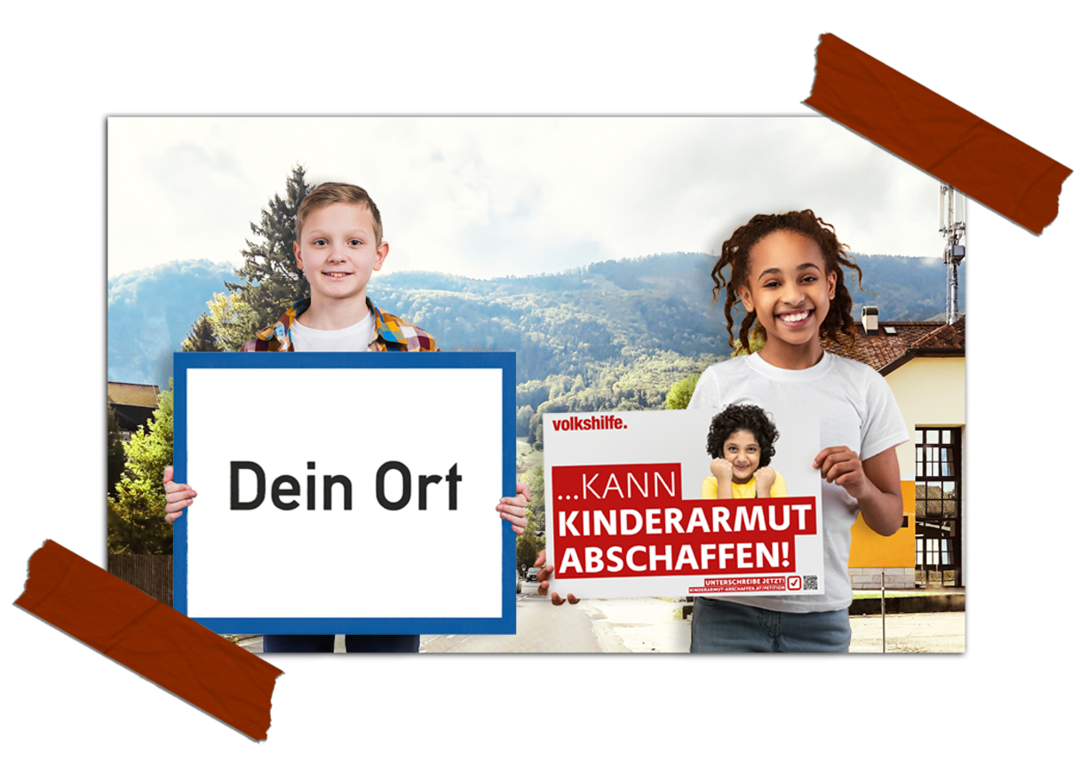 Dein Ort kann Kinderarmut abschaffen! Fotoaktion zum Mitmachen